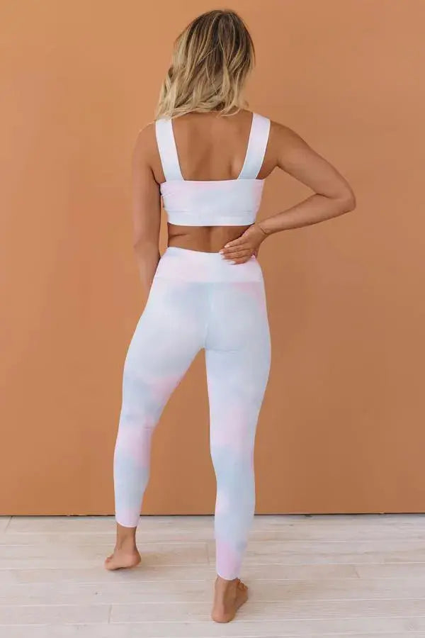 Focus Up Patterned Active Set Stay Warm in Style