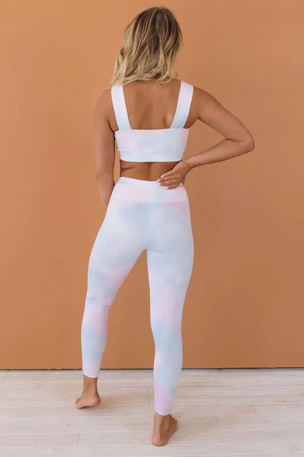 Focus Up Patterned Active Set Stay Warm in Style