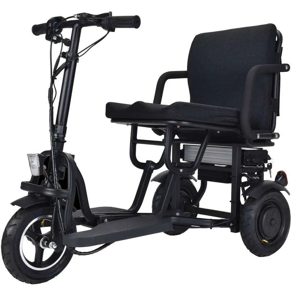 Folding-Mobility-Electric-Trike-48v-700w-Dual-Motor-Lithium-Black-MotoTec-335778988