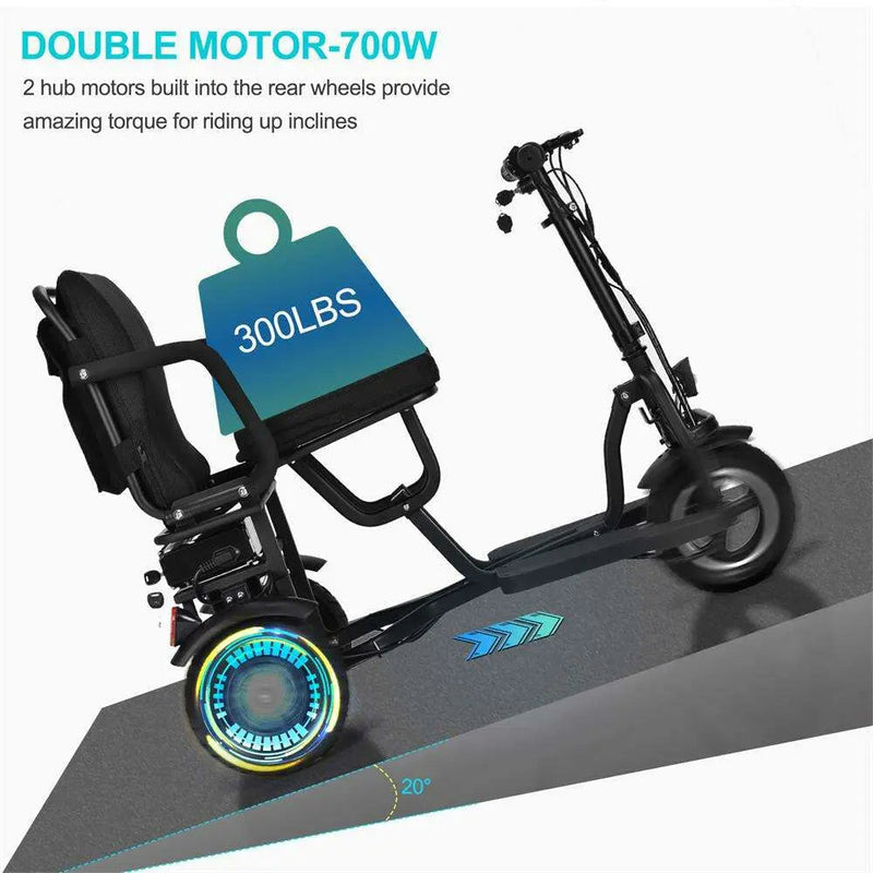 Folding-Mobility-Electric-Trike-48v-700w-Dual-Motor-Lithium-Black-MotoTec-335779175