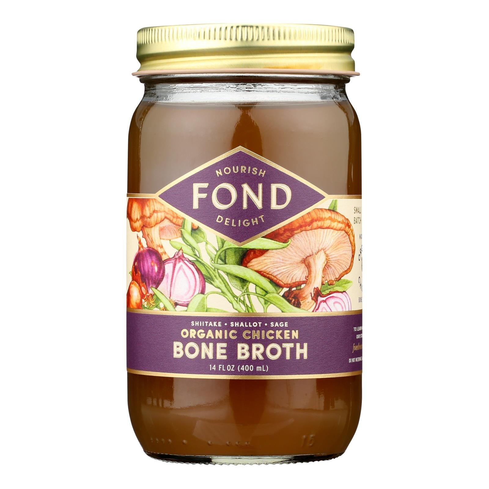 Fond Bone Broth - Bne Brth Yth Tnic Sht - Case Of 4-14 Fz Fond Bone Broth