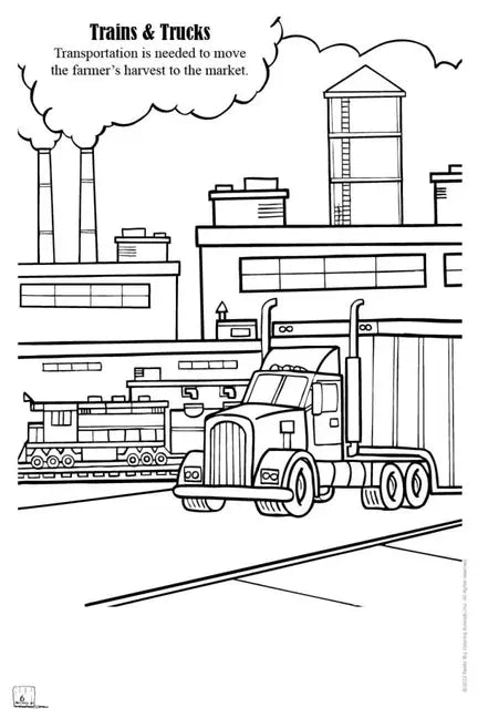 Food and Fun on the Farm Big Coloring Book Really Big Coloring Books