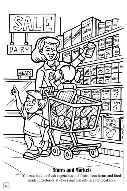 Food and Fun on the Farm Big Coloring Book Really Big Coloring Books