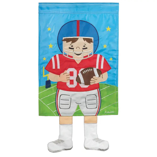 Football Applique Garden Dicksons Inc