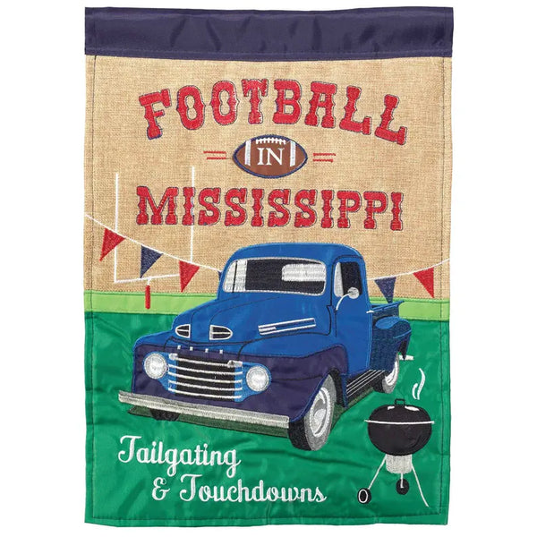 Football In Ms Flag Blap Garden Dicksons Inc