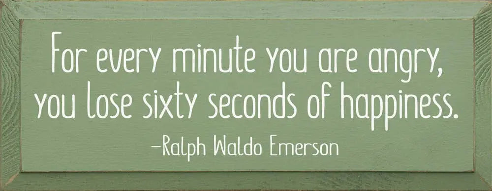 For Every  Minute You Are Angry, You Lose Sixty Seconds... Sawdust City