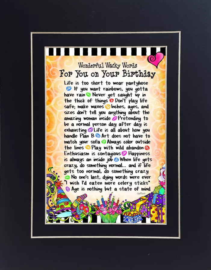 For You on Your Birthday Suzy Toronto