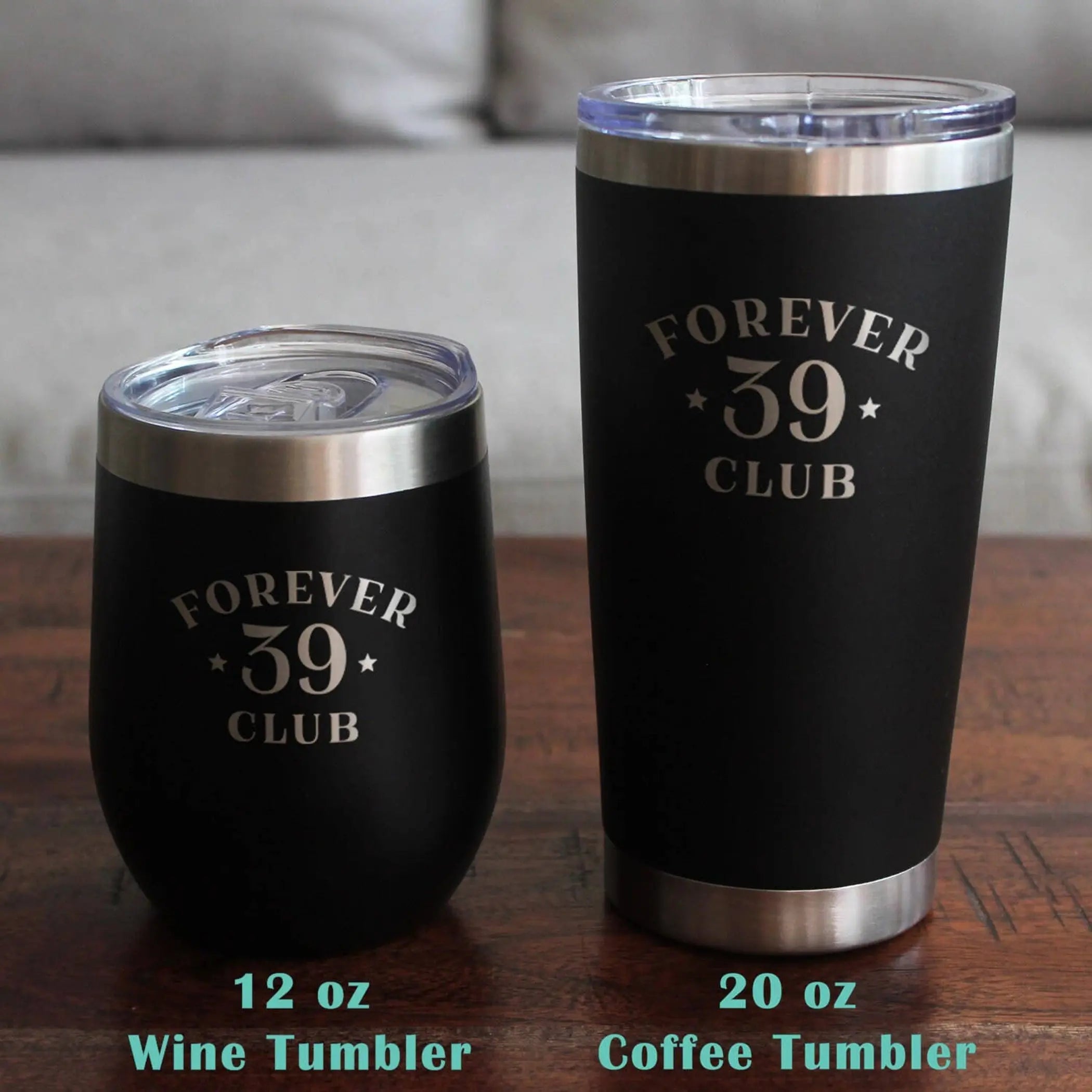 Forever 39 Beer Can Pint Glass - 40th Birthday Gifts Bevvee