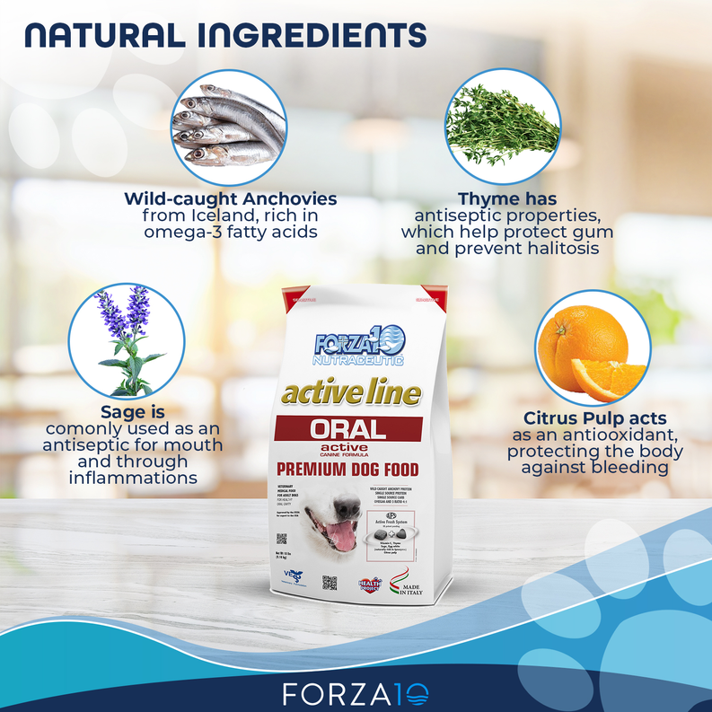 Forza10 Active Oral Support Diet Dry Dog Food Forza10