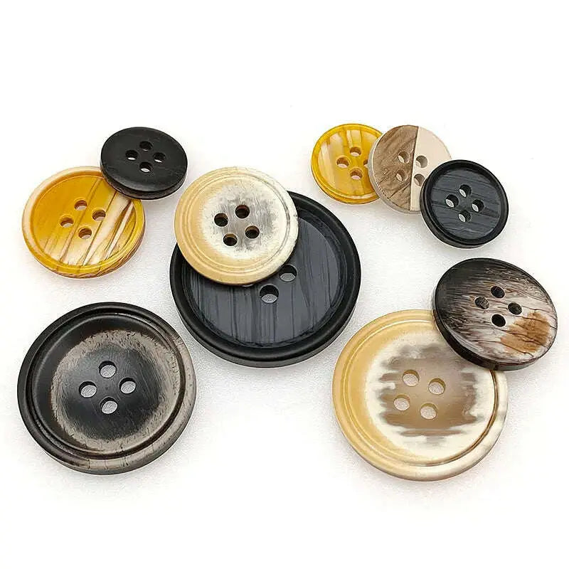 Four-Hole-Mixed-Flower-Resin-Button-Wild-Round-Coat-Button-Suit-Suit-Wind-Clothes-Clothing-Accessories-Button-GreatEagleInc-334226779