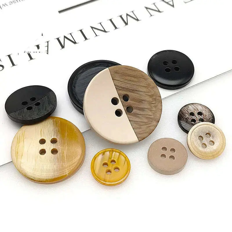 Four-Hole-Mixed-Flower-Resin-Button-Wild-Round-Coat-Button-Suit-Suit-Wind-Clothes-Clothing-Accessories-Button-GreatEagleInc-334226866
