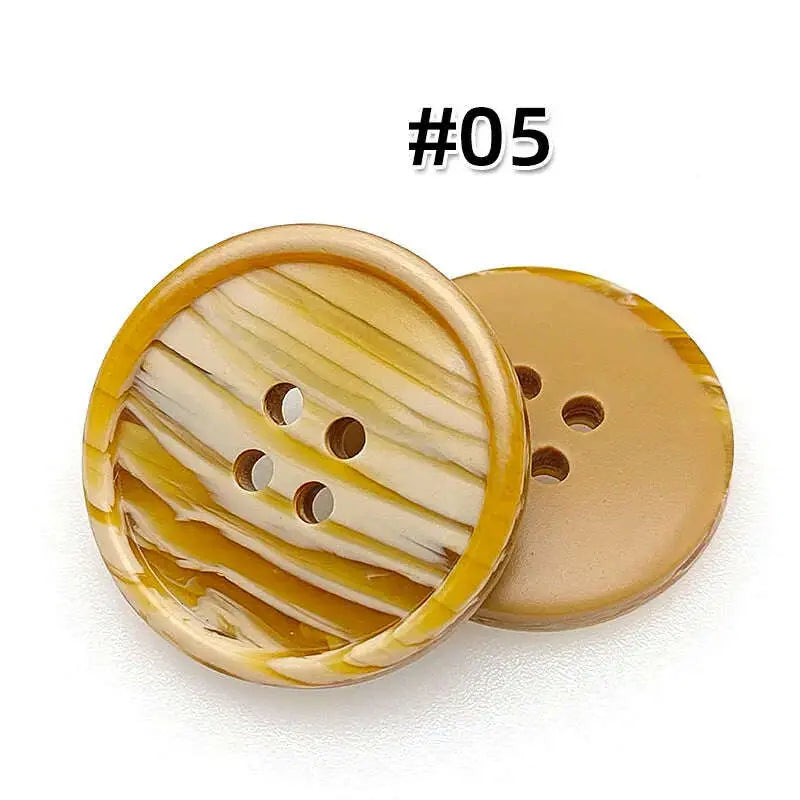 Four-Hole-Mixed-Flower-Resin-Button-Wild-Round-Coat-Button-Suit-Suit-Wind-Clothes-Clothing-Accessories-Button-GreatEagleInc-334227689