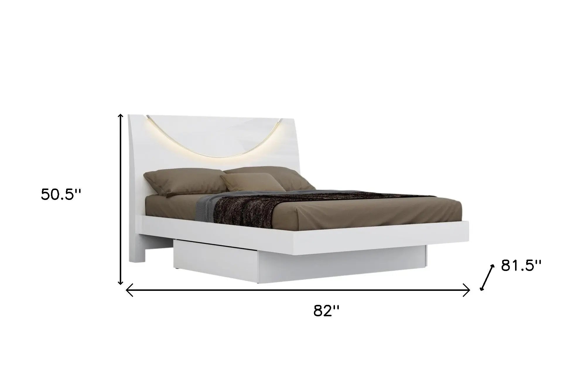 Four Piece White Solid and Manufactured Wood Bedroom Set With Mirror Homeroots Bed & Bath