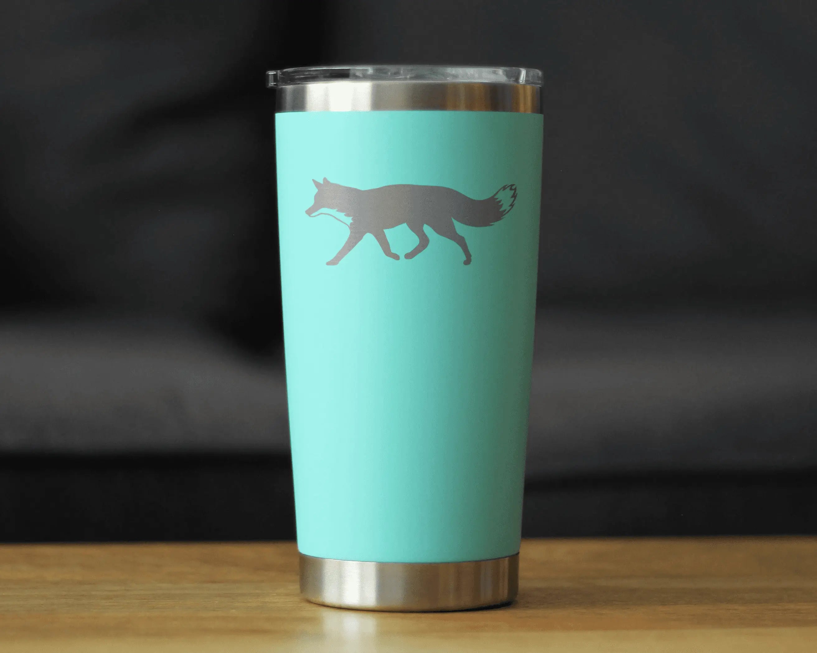Fox Silhouette Insulated Travel Tumbler - Rustic Cabin Gifts Bevvee