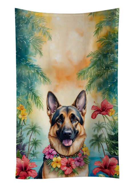 Fox Terrier Luau Pair of Pot Holders Caroline's Treasures