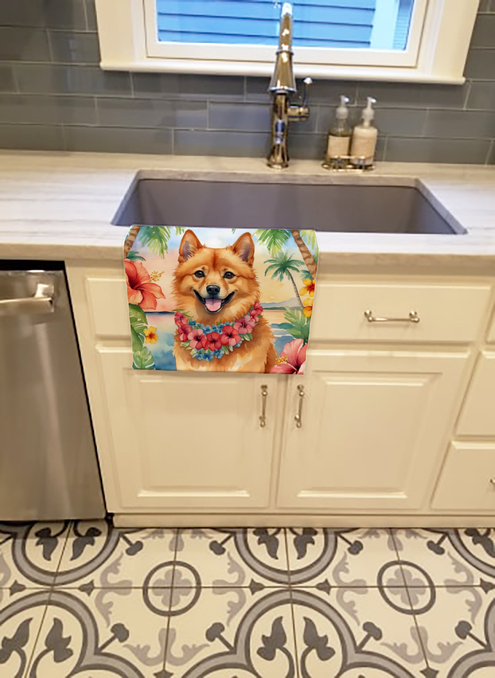 Fox Terrier Luau Pair of Pot Holders Caroline's Treasures