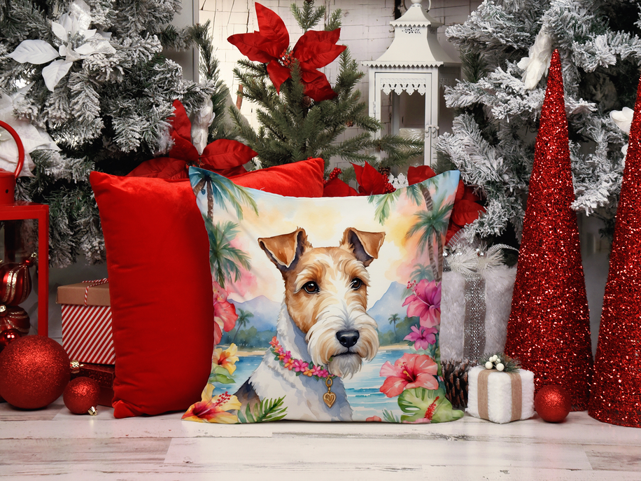 Fox Terrier Luau Pair of Pot Holders Caroline's Treasures