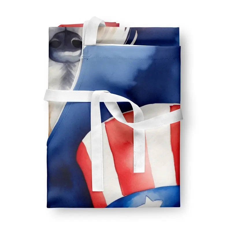 Fox Terrier Patriotic American Apron Caroline's Treasures