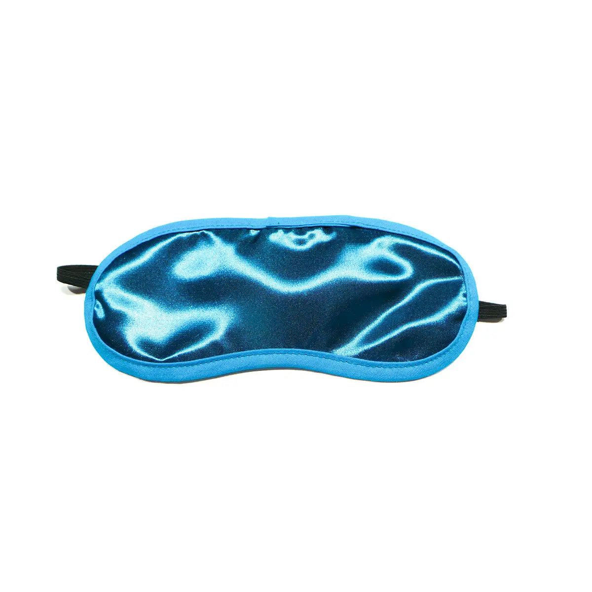 Foxtails Satin Eye Mask - Aqua Foxtails