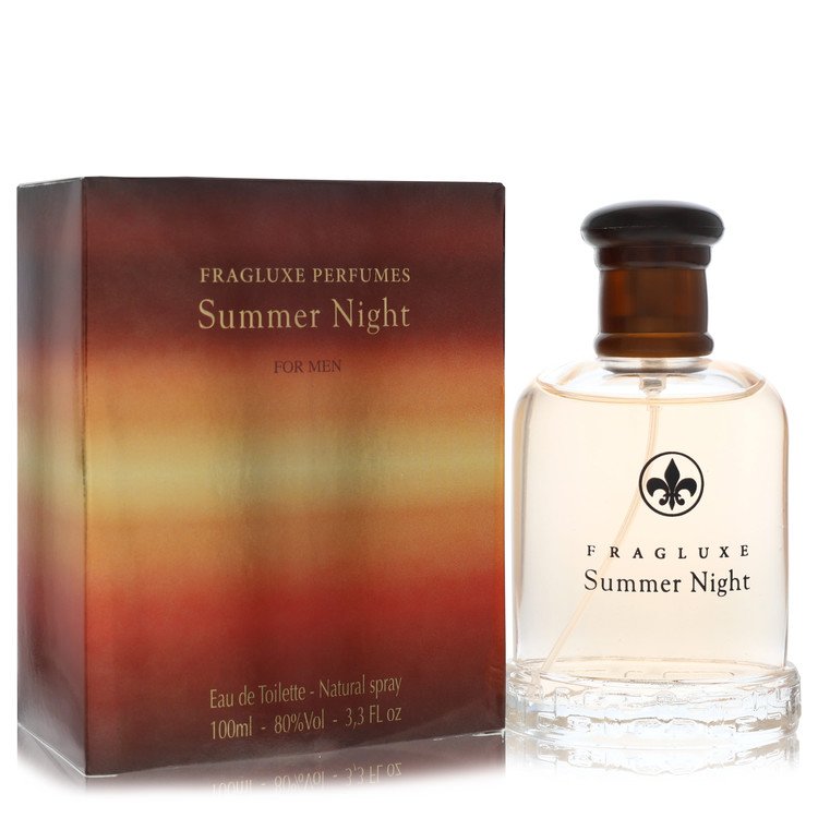 Fragluxe  Fragluxe Summer Night by Fragluxe Eau De Toilette Spray 3.3 oz for Men for Fragrances for Men Fragluxe