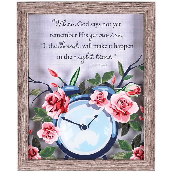 Framed Art In The Right Time 8x10 Dicksons Inc