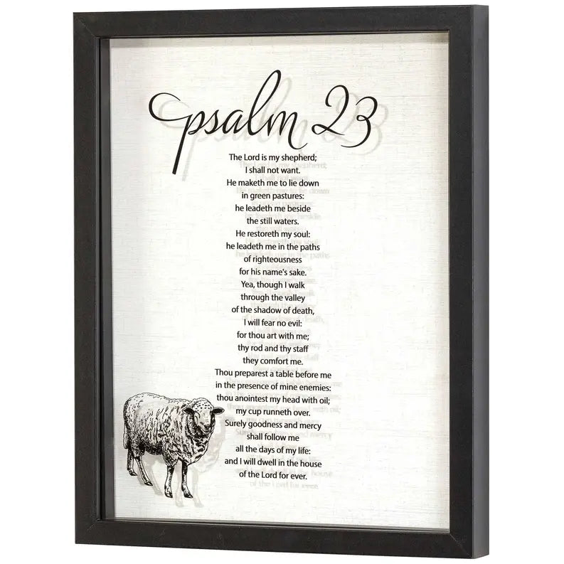 Framed Art Lord Is Shepherd Ps 23 Dicksons Inc