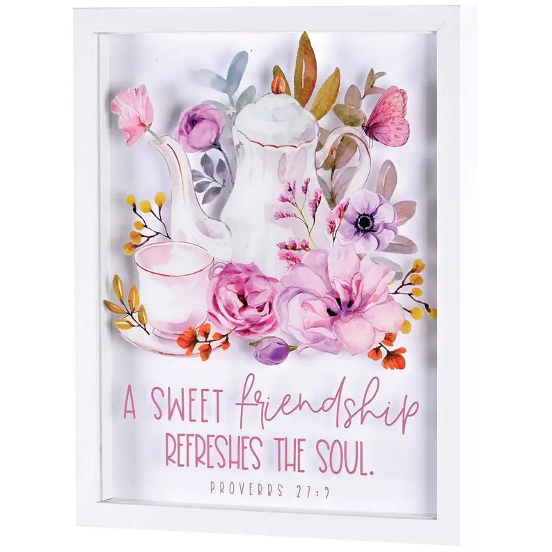 Framed Wall Art A Sweet Friendship 11x14 Dicksons Inc