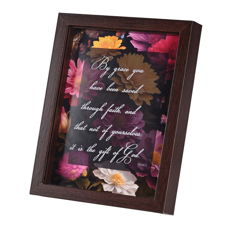 Framed Wall Art By Grace 8x10 Eph. 2:8 Dicksons Inc