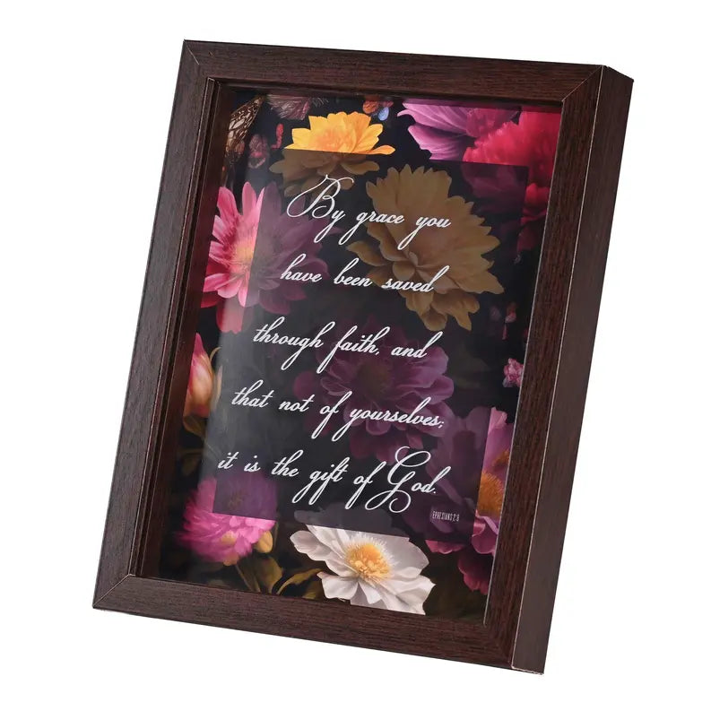Framed Wall Art By Grace 8x10 Eph. 2:8 Dicksons Inc