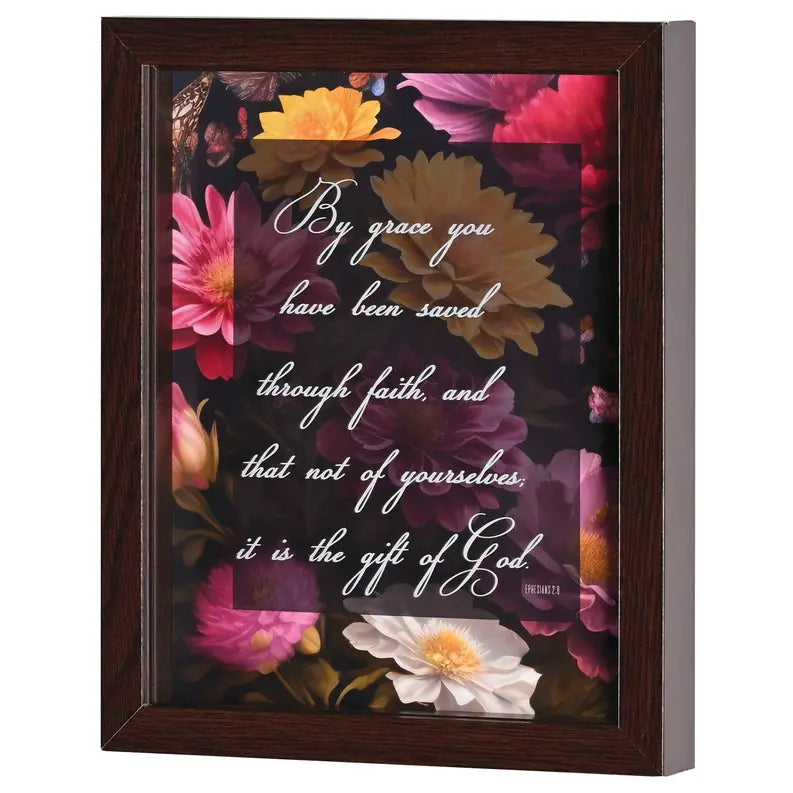 Framed Wall Art By Grace 8x10 Eph. 2:8 Dicksons Inc