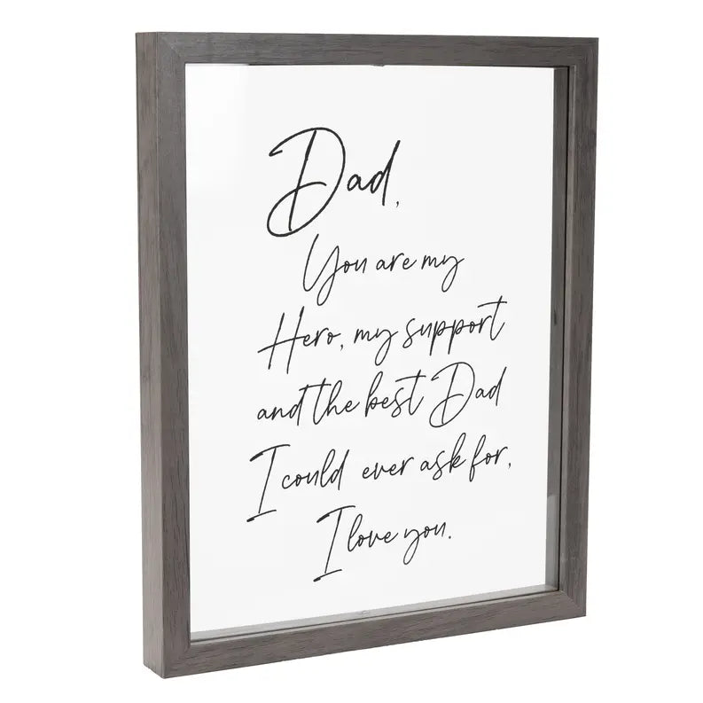Framed Wall Art Dad, You Are My Hero Dicksons Inc
