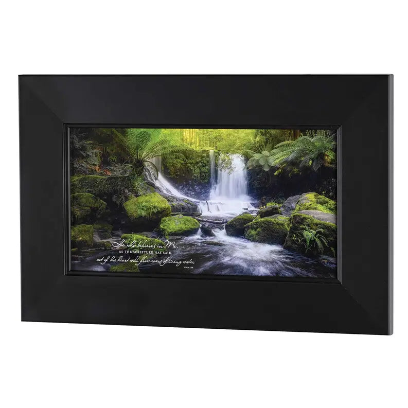 Framed Wall Art He Who Believe John 7:38 Dicksons Inc