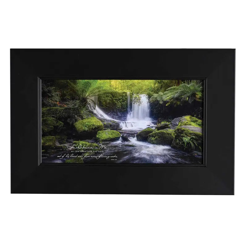 Framed Wall Art He Who Believe John 7:38 Dicksons Inc