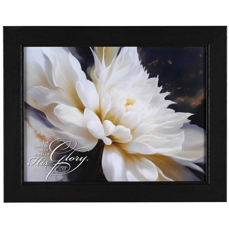 Framed Wall Art His Glory Is. 6:3 16x12 Dicksons Inc