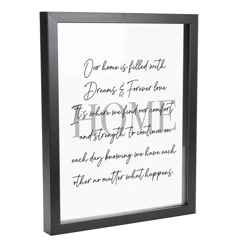 Framed Wall Art Our Home Is Filled With Dicksons Inc