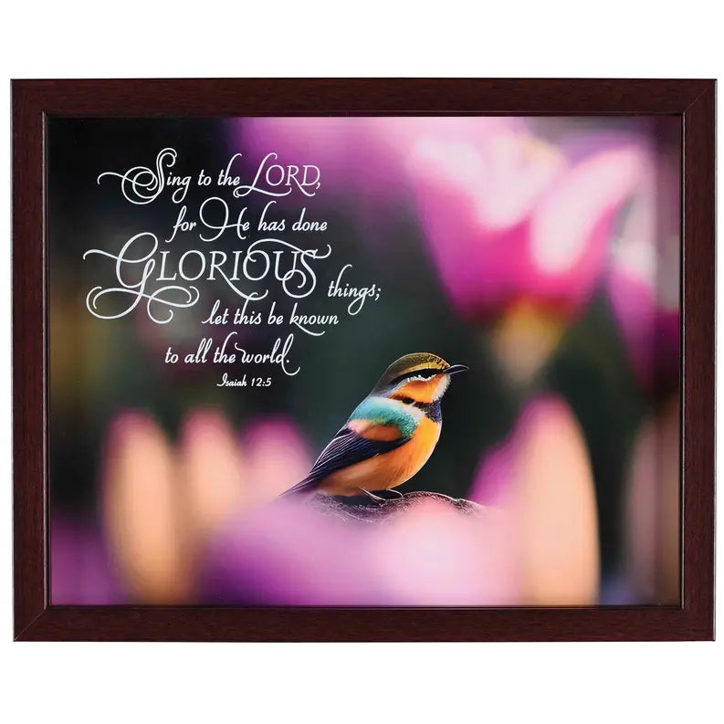 Framed Wall Art Sing To The Lord 14x11 Dicksons Inc