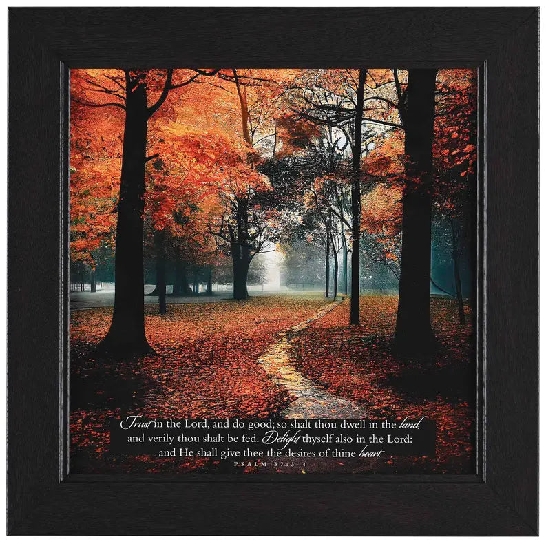 Framed Wall Art Trust In The Lord 12x12 Dicksons Inc