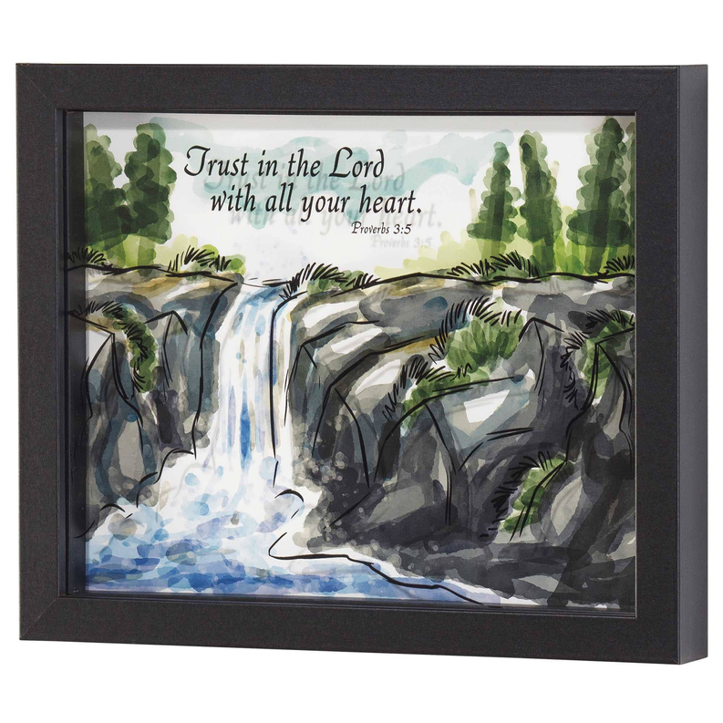 Framed Wall Art Trust Lord Prov 3:5 Dicksons Inc