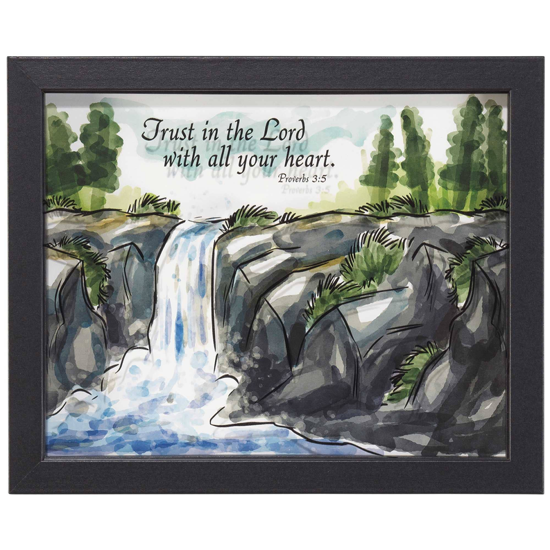 Framed Wall Art Trust Lord Prov 3:5 Dicksons Inc