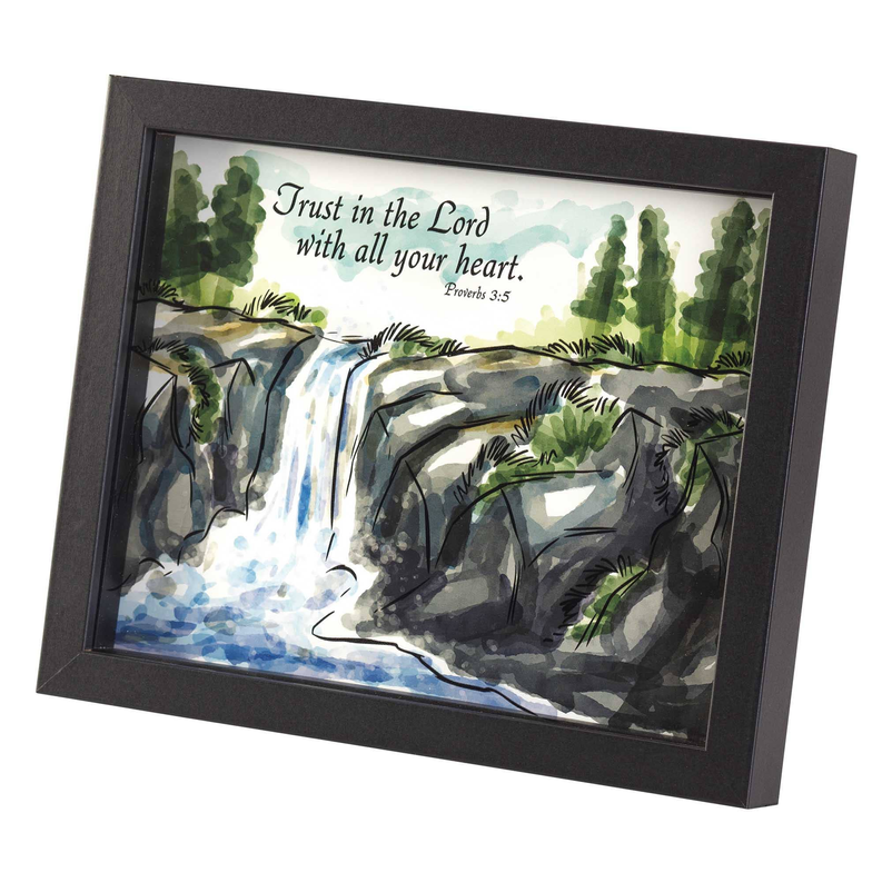 Framed Wall Art Trust Lord Prov 3:5 Dicksons Inc