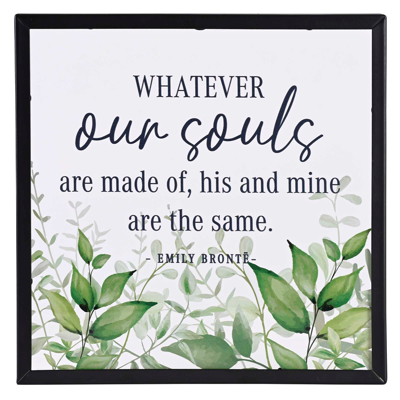 Framed Wall Art What Our Souls Are 10In Dicksons Inc