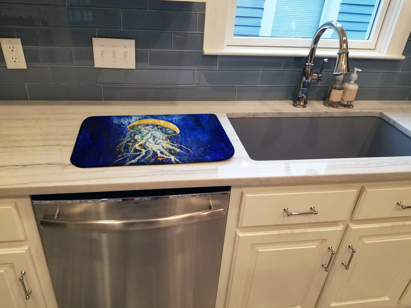 Free Fall Jellyfish Dish Drying Mat Caroline's Treasures