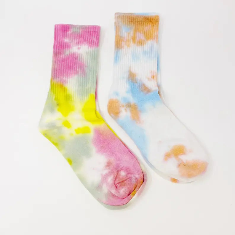 Free Mind Tie Dye Socks Ellison+Young