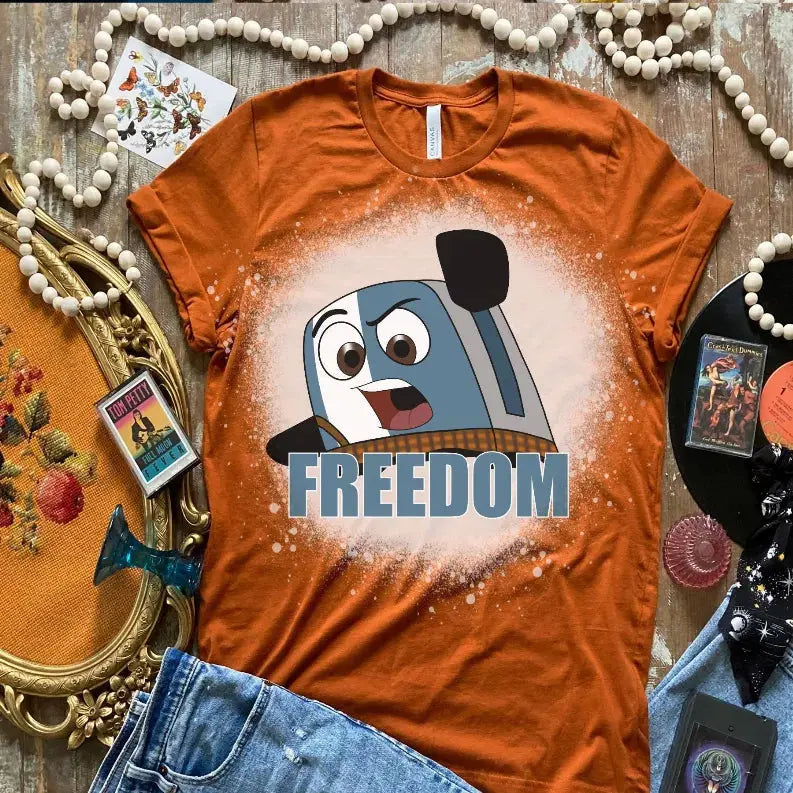 Freedom Toaster Shirt Bleached CK's Boutique