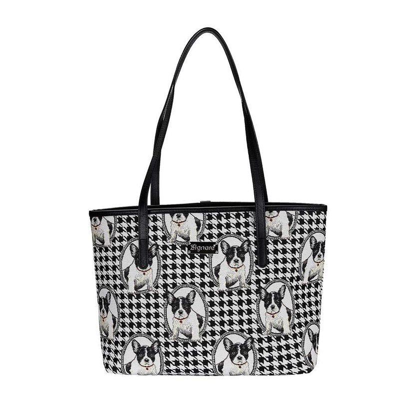 French Bulldog College/Shoulder Tote Bag Signare USA