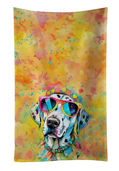 French Bulldog Hippie Dawg Pair of Pot Holders Caroline's Treasures