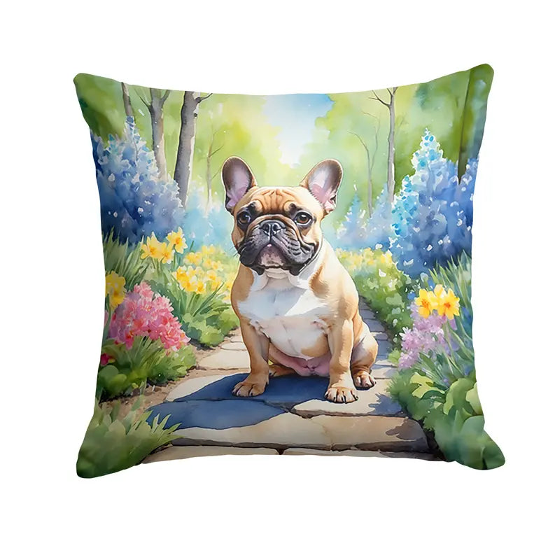 French Bulldog Spring Path Pair of Pot Holders Caroline's Treasures