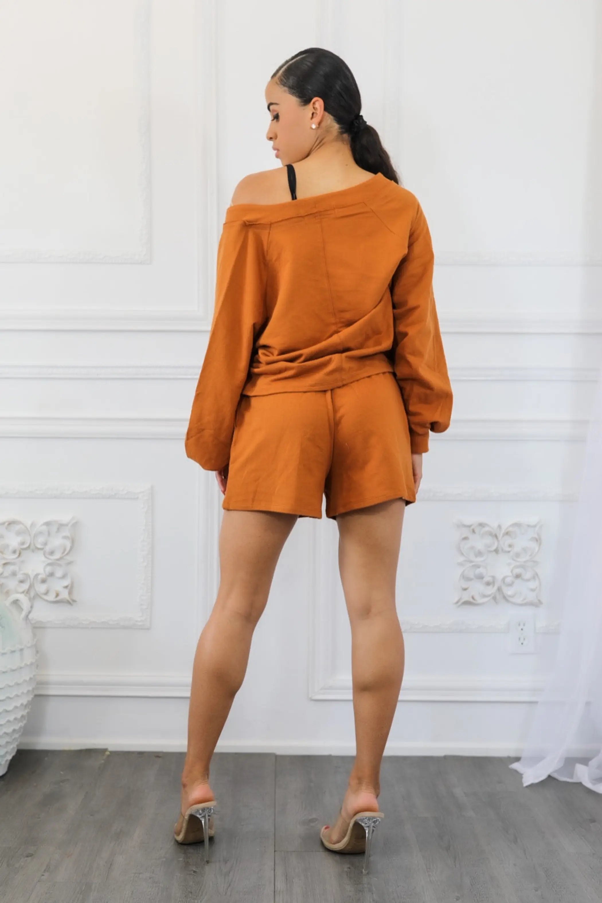 French Terry Cardigan and Short Set SurelyMine
