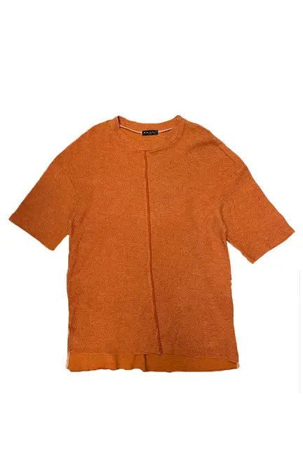 French Terry Center Pleat Tee WEIV