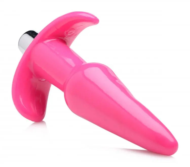 Frisky Thrilling Pink Smooth Vibrating Anal Plug XR Brands
